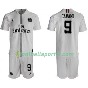Tenue Paris Saint Germain Cavani 9 Jordan Blanc Enfant Troisieme 2018-2019 Maillot de Foot